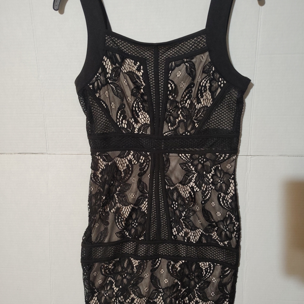 Black Sleeveless Bodycon Midi Dress